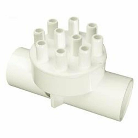 POWERHOUSE 1 x 1 x 10.37 in. Spigot Barb Air Manifold Assembly PO713540